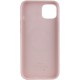 Чохол Silicone case (AAA) with Magsafe для Apple iPhone 14 Pro Max (6.7") Рожевий / Chalk Pink