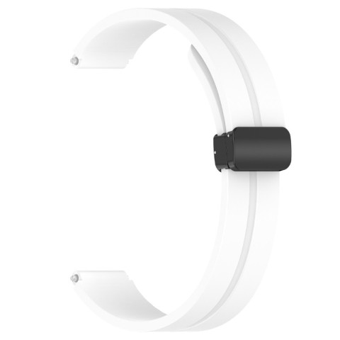Ремінець Line Magnetic для Xiaomi Mi Band 9/8/10 Білий / White