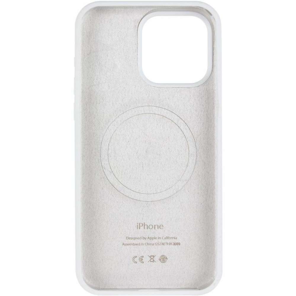 Чехол Silicone Case (AA) Logo with MagSafe для Apple iPhone 11 Pro Max (6.5")