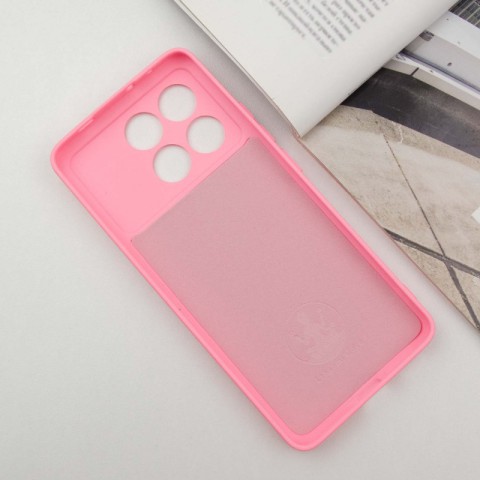 Чохол Silicone Cover Lakshmi Full Camera (A) для Xiaomi Poco X6 Pro Рожевий / Pink