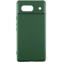 Чохол TPU GETMAN Liquid Silk Full Camera для Google Pixel 6 Зелений / Dark green