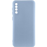 Чохол TPU GETMAN Liquid Silk Full Camera для Samsung Galaxy A50 (A505F) / A50s / A30s Блакитний / Lilac Blue