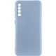 Чохол TPU GETMAN Liquid Silk Full Camera для Samsung Galaxy A50 (A505F) / A50s / A30s Блакитний / Lilac Blue