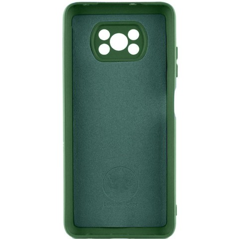 Чохол Silicone Cover Ummi Lakshmi Full Camera (AA) для Xiaomi Poco X3 NFC / Poco X3 Pro Зелений / Dark green