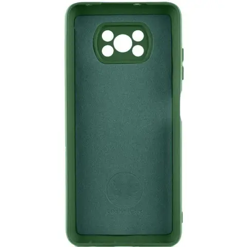 Чохол Silicone Cover Ummi Lakshmi Full Camera (AA) для Xiaomi Poco X3 NFC / Poco X3 Pro Зелений / Dark green