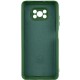 Чохол Silicone Cover Ummi Lakshmi Full Camera (AA) для Xiaomi Poco X3 NFC / Poco X3 Pro Зелений / Dark green