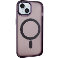 Чохол TPU+PC Lily with MagSafe для Apple iPhone 14 (6.1") Dark Purple