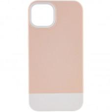 Чохол TPU+PC Bichromatic для Apple iPhone 12 Pro / 12 (6.1") Grey-beige / White