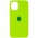 Чохол Silicone Case Full Protective (AA) для Apple iPhone 13 (6.1") Салатовий / Neon Green