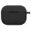 Силіконовий футляр New з карабіном для навушників Airpods Pro Чорний / Black