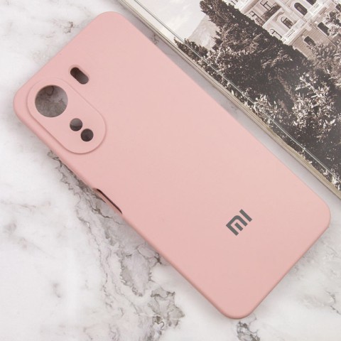 Чохол Silicone Cover Lakshmi Full Camera (AAA) with Logo для Xiaomi Redmi 13C / Poco C65 Рожевий / Pink Sand