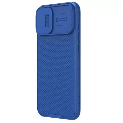 Карбонова накладка Nillkin CamShield Pro Magnetic для Apple iPhone 16 (6.1") Blue