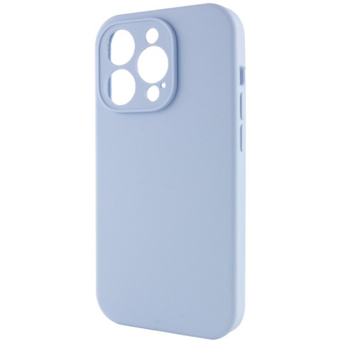 Чохол Silicone Case Full Camera Protective (AA) NO LOGO для Apple iPhone 14 Pro Max (6.7") Блакитний / Lilac Blue