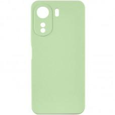 Чохол TPU GETMAN Liquid Silk Full Camera для Xiaomi Redmi 13C / Poco C65 Зелений / Pistachio