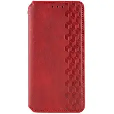 Шкіряний чохол-книжка GETMAN Cubic (PU) для Samsung Galaxy M54 5G Червоний
