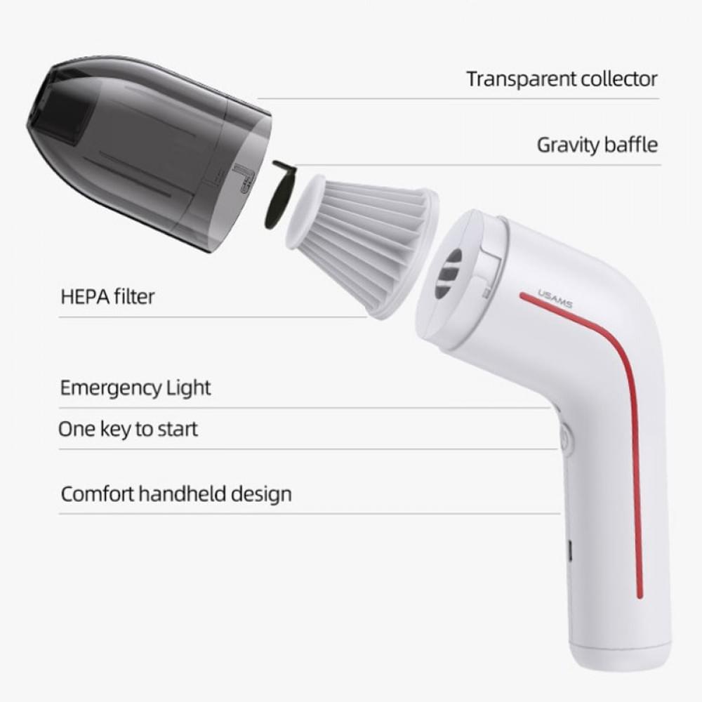 Портативный пылесос Usams US-ZB253 Mini LEJ Series