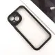 TPU чохол Transparent + Colour 1,5mm для Apple iPhone 14 (6.1") Black