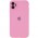 Чохол Silicone Case Full Camera Protective (AA) для Apple iPhone 12 (6.1") Рожевий / Light pink / PVH