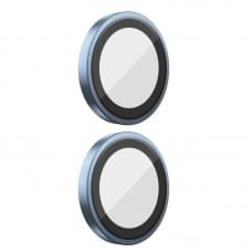 Защитное стекло BlueO Metal на камеру для Apple iPhone 16 (6.1") / 16 Plus (6.7")