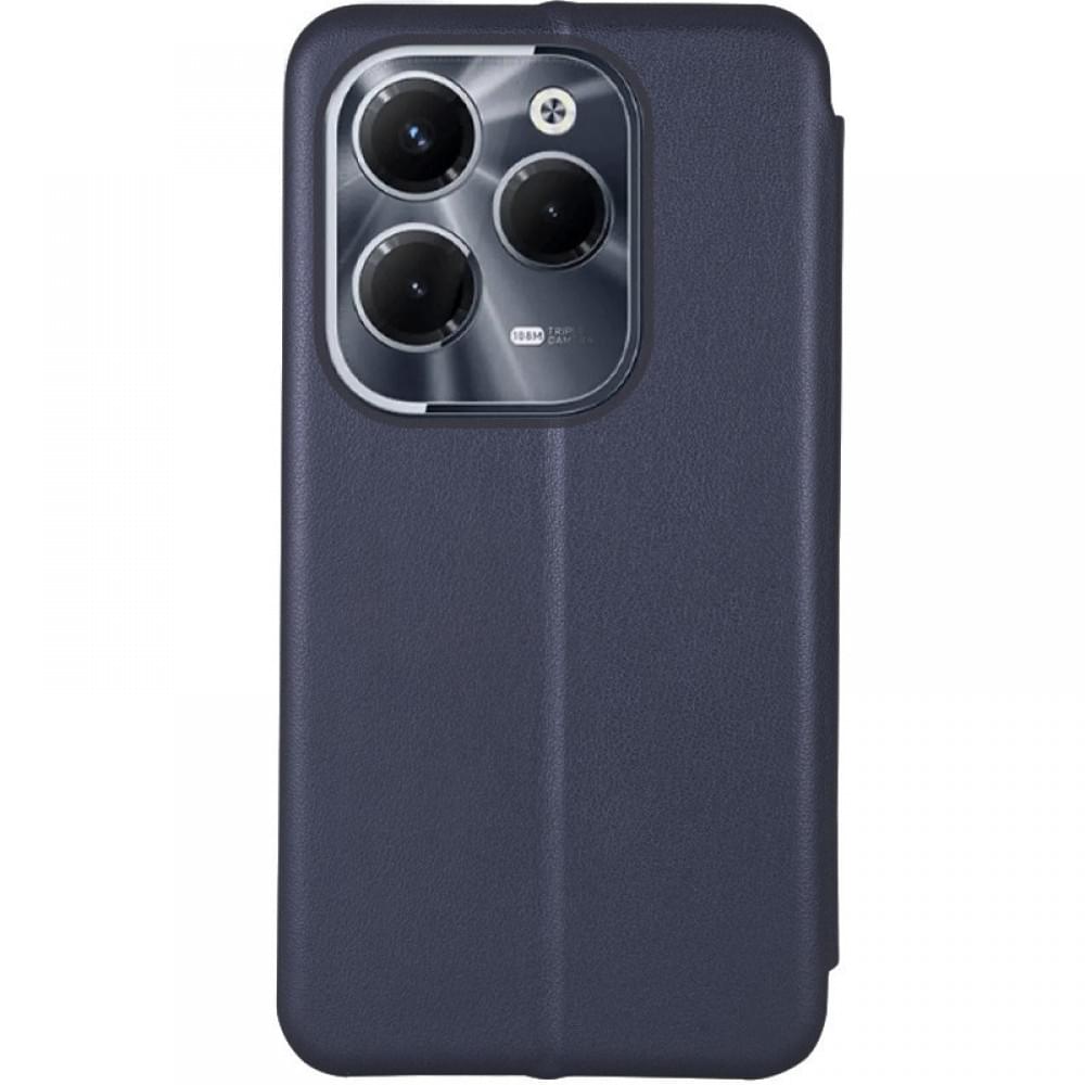 Шкіряний чохол-книжка Classy для Infinix Hot 40 / 40 Pro / Tecno Spark 20 Pro Темно-синій