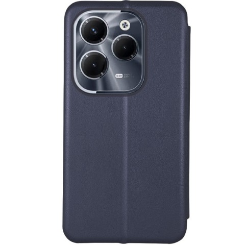 Шкіряний чохол-книжка Classy для Infinix Hot 40 / 40 Pro / Tecno Spark 20 Pro Темно-синій