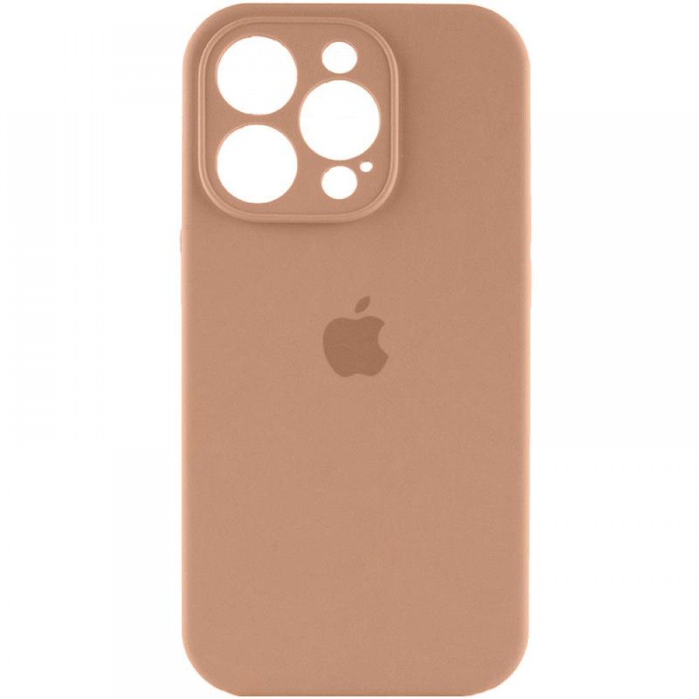 Чохол Silicone Case Full Camera Protective (AA) для Apple iPhone 13 Pro Max (6.7") Бежевий / Desert Gold