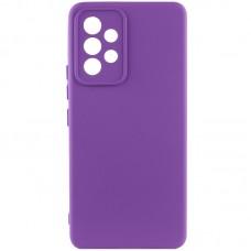 Чохол TPU GETMAN Liquid Silk Full Camera для Samsung Galaxy A53 5G Фіолетовий / Purple