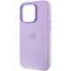 Чохол Silicone Case Metal Buttons (AA) для Apple iPhone 14 Pro (6.1") Бузковий / Lilac