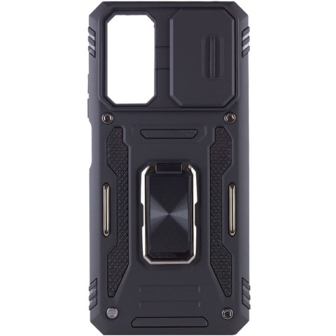 Ударостійкий чохол Camshield Army Ring для Xiaomi Redmi Note 11 (Global) / Note 11S / Note 12S Чорний / Black