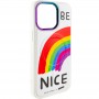 TPU+PC чохол Funny pictures with MagSafe для Apple iPhone 13 Pro Max (6.7") Be Nice