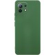 Чохол Silicone Cover Ummi Lakshmi Full Camera (AA) для Xiaomi Mi 11 Lite Зелений / Dark green
