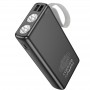 Портативне ЗП Power Bank Hoco J129A Nature flashlight 20000 mAh Black