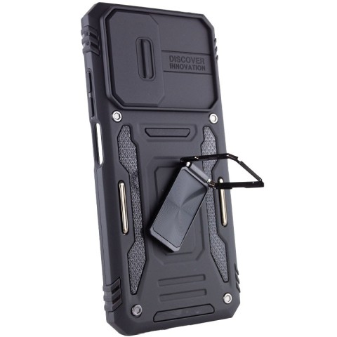 Ударостійкий чохол Camshield Army Ring для Xiaomi Redmi Note 11 (Global) / Note 11S / Note 12S Чорний / Black