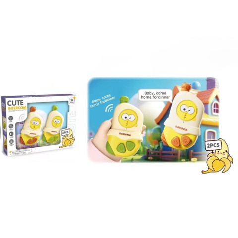 Дитяча навчальна рація ME-213 Banana Cute Intercom (2pcs) Yellow