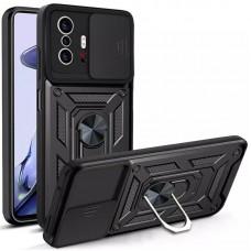 Чохол Ummi Camshield Serge Ring для Xiaomi 11T / 11T Pro Чорний