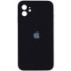 Чохол Silicone Case Square Full Camera Protective (AA) для Apple iPhone 11 (6.1") Чорний / Black