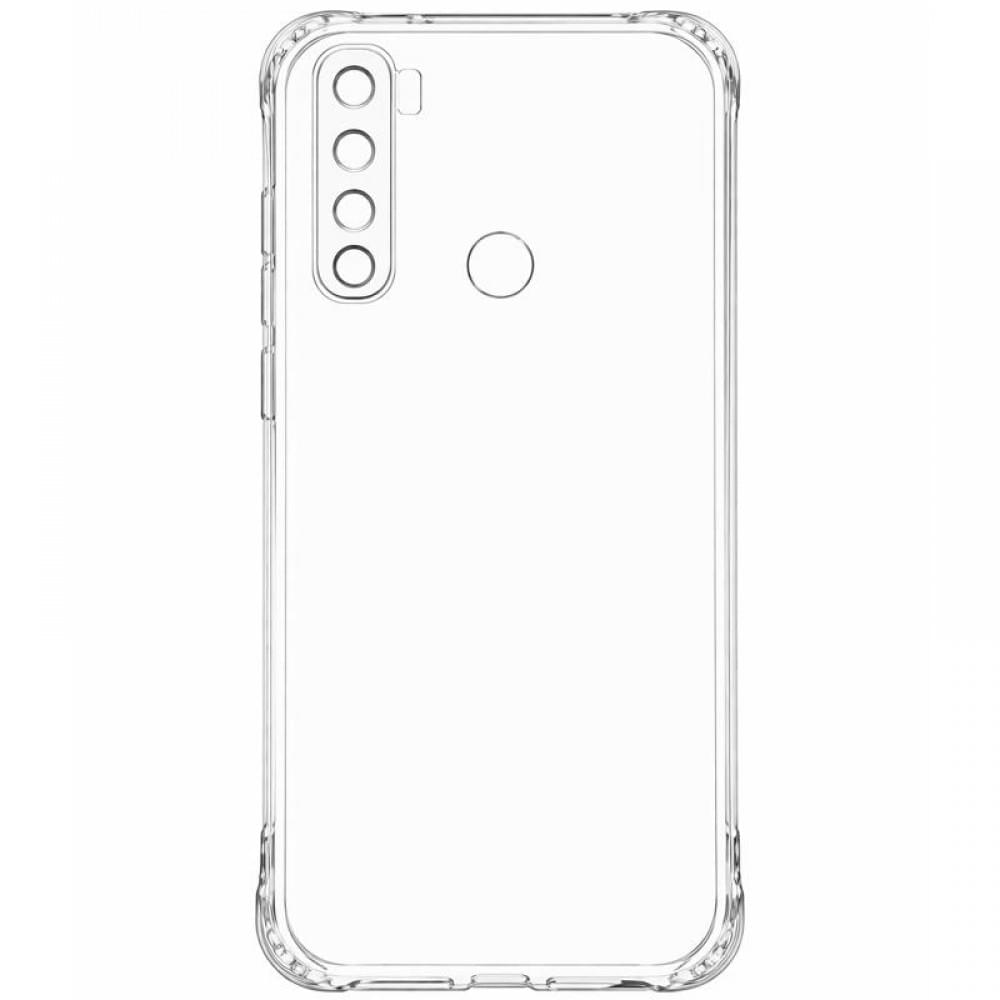 TPU чохол GETMAN Ease logo посилені кути Full Camera для Xiaomi Redmi Note 8 / Note 8 2021 Безбарвний (прозорий)