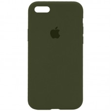 Чохол Silicone Case Full Protective (AA) для Apple iPhone 6/6s (4.7") Зелений / Dark Olive