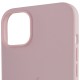 Чохол Silicone case (AAA) with Magsafe для Apple iPhone 14 Pro Max (6.7") Рожевий / Chalk Pink