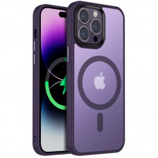 TPU+PC чехол Metal Buttons with MagSafe Colorful для Apple iPhone 13 Pro (6.1")