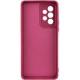 Чохол TPU GETMAN Liquid Silk Full Camera для Samsung Galaxy A13 4G Бордовий / Marsala