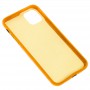 Шкіряний чохол Croco Leather для Apple iPhone 11 (6.1") Yellow