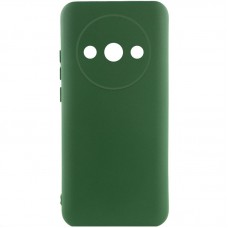 Чохол Silicone Cover Lakshmi Full Camera (AA) для Xiaomi Redmi A3 Зелений / Dark green