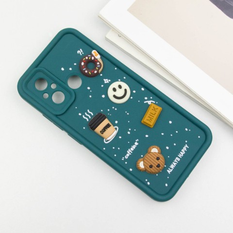 Чохол TPU Toys Case для Xiaomi Redmi 12C / Poco C55 Pine Green / Always Happy