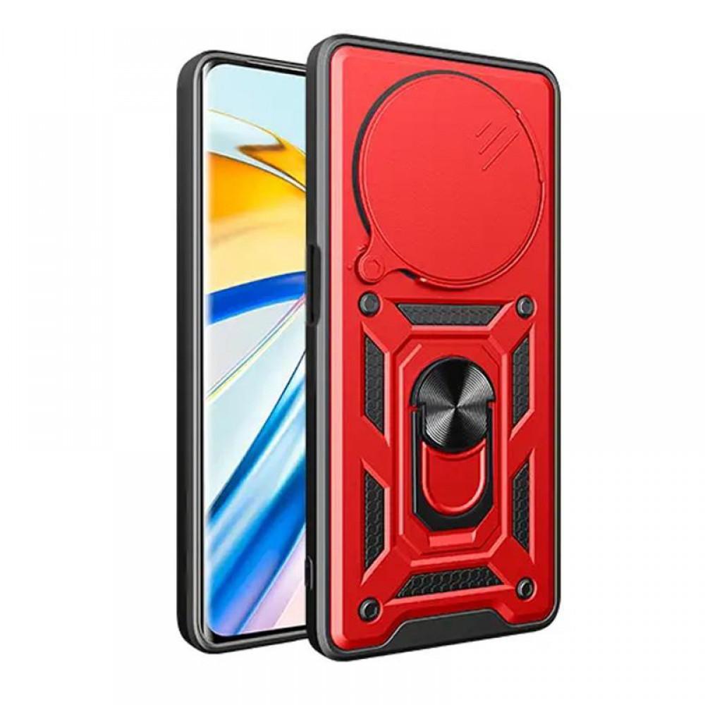 Чохол Ummi Camshield Serge Ring для Xiaomi Redmi 14C / A4 / Poco C75 / M7 Червоний