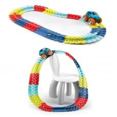 Інтерактивний трек з інерційною машинкою SHT 188 Changeable Trak (92pcs/1CAR) Colorful