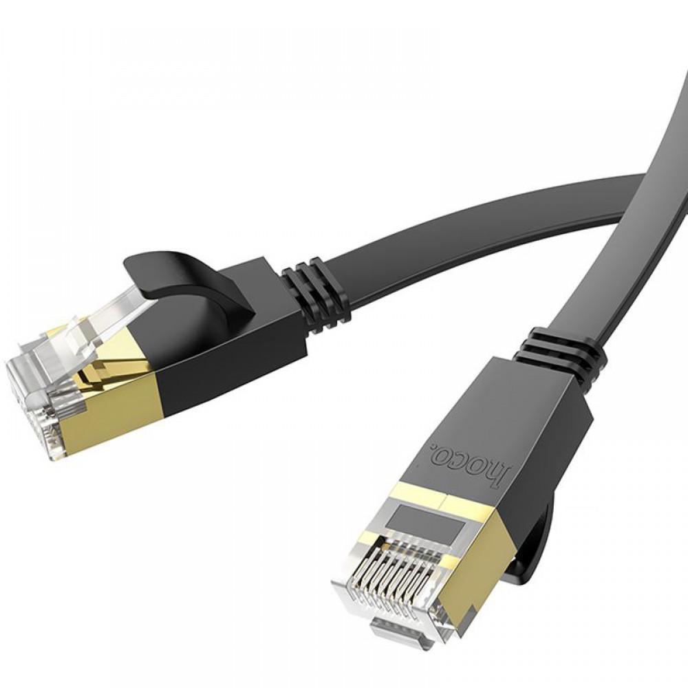 Дата кабель Hoco US07 Level Pro copper gigabit ethernet (1m) Black