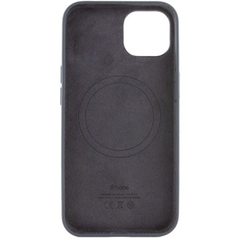 Чохол Silicone case (AAA) with Magsafe and Animation для Apple iPhone 13 (6.1") Чорний / Midnight