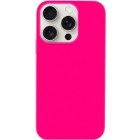 Чохол Silicone Case Full Protective (AA) NO LOGO для Apple iPhone 14 Pro Max (6.7") Рожевий / Barbie pink