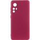 Чохол Silicone Cover Lakshmi Full Camera (A) для Xiaomi 12T / 12T Pro Бордовий / Marsala